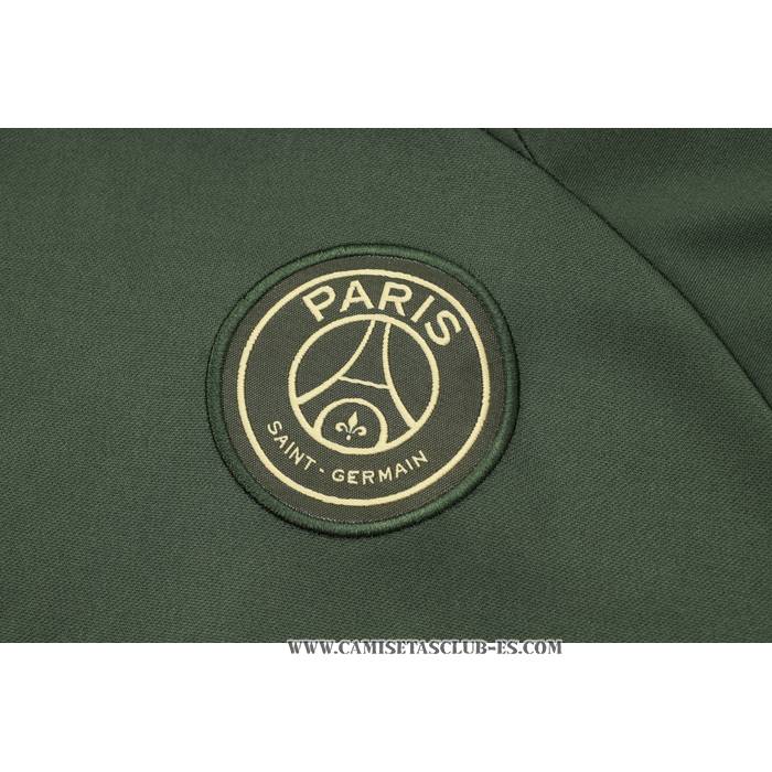 Chandal de Sudadera del Paris Saint-Germain Jordan Nino 23-24 Verde